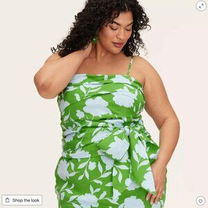 NWT - Women's Classic Rose Ruched Linen Tank Top - kate spade new york x Target